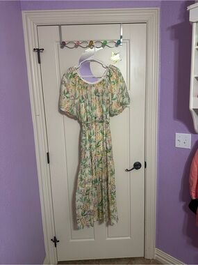 MELLODAY Floral Off-Shoulder Midi Dress